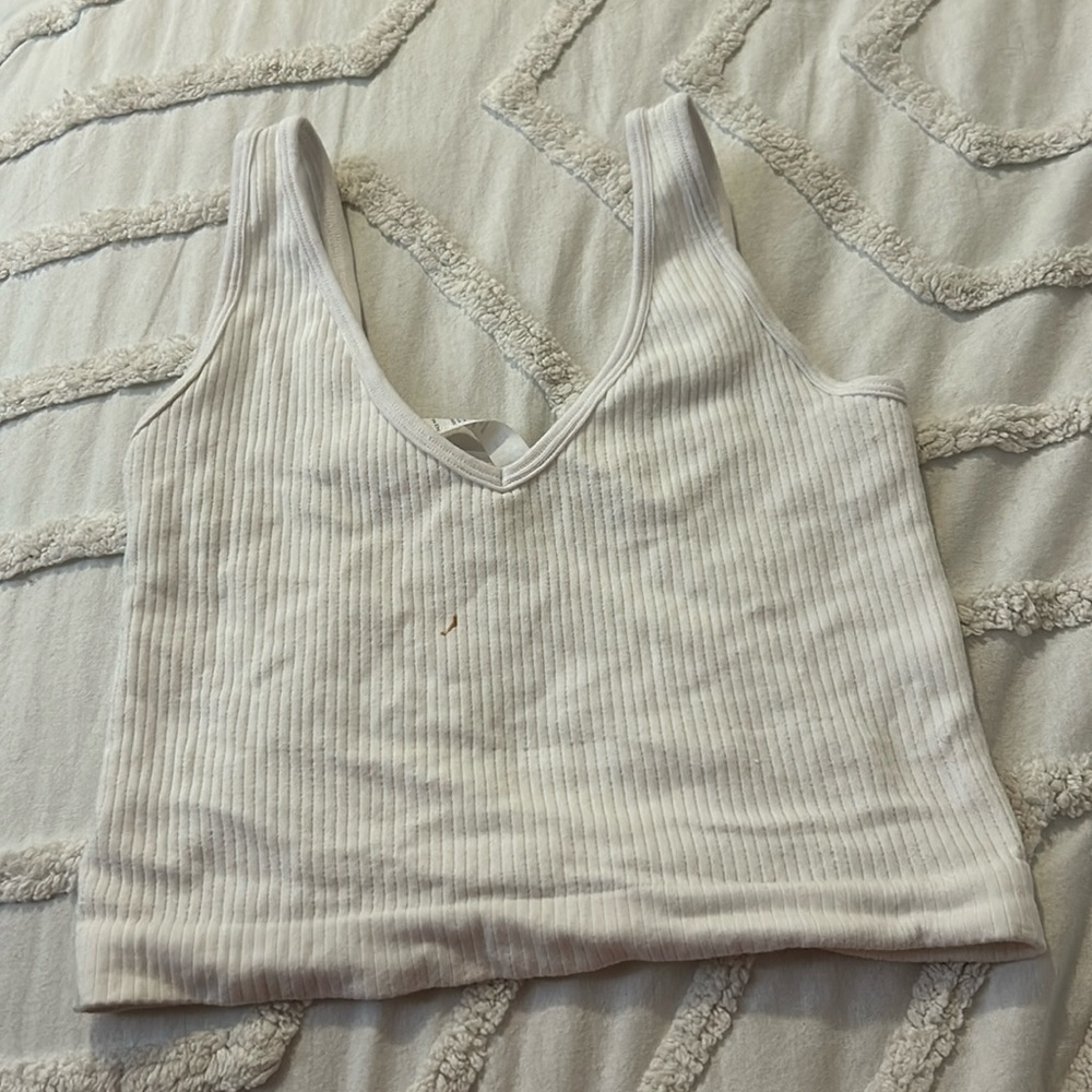 White tank top